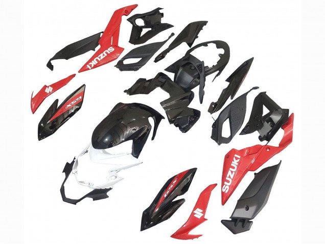 Billige Suzuki GSX-S 750 Motorrad Verkleidung 2017-2022 - Rot Weiss