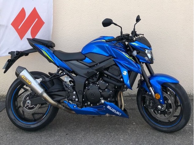 Billige Suzuki GSX-S 750 Motorrad Verkleidung 2017-2022 - Blau Schwarz