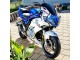Billige Suzuki SV650 Motorrad Verkleidung 2003-2013 - Weiss Blau Lucky Strike Motul