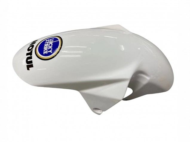 Billige Suzuki SV650 Motorrad Verkleidung 2003-2013 - Weiss Blau Lucky Strike Motul