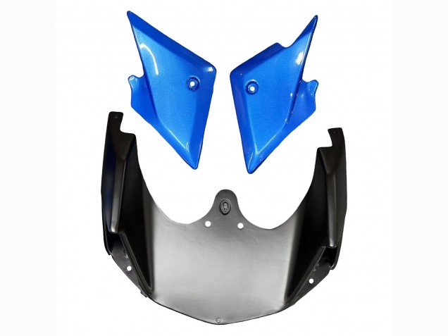 Billige Suzuki SV650 Motorrad Verkleidung 2003-2013 - Weiss Blau Lucky Strike Motul