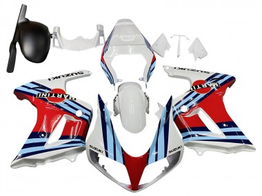 Billige Suzuki SV650 Motorrad Verkleidung 2003-2013 - Weiss Rot Blau Martini