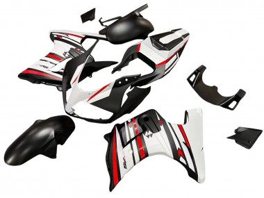 Billige Suzuki SV650 Motorrad Verkleidung 2003-2013 - Weiss Rot Schwarz