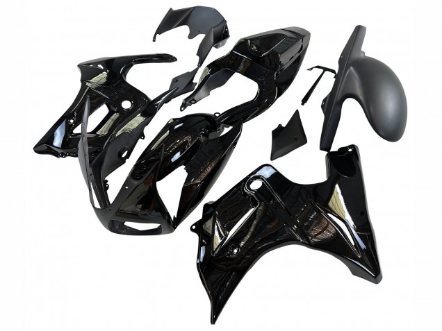 Billige Suzuki SV650 Motorrad Verkleidung 2003-2013 - Glanzendes Schwarz