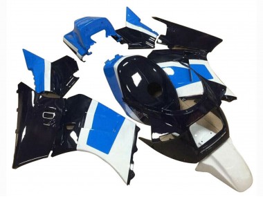 Billige Suzuki RG400 RG500 RG400/500 Motorrad Verkleidung 1984-1987 - Blau Weiss Schwarz