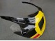 Billige Suzuki RG400 RG500 RG400/500 Motorrad Verkleidung 1984-1987 - Rot Gelb Schwarz 7