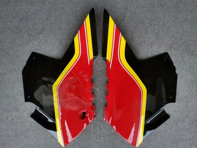 Billige Suzuki RG400 RG500 RG400/500 Motorrad Verkleidung 1984-1987 - Rot Gelb Schwarz 7