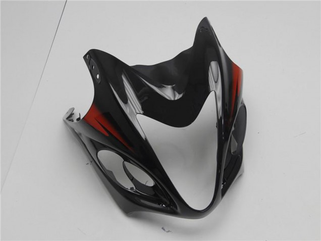 Billige Suzuki GSXR 1300 Hayabusa Motorrad Verkleidung 2008-2020 - Glanzendes Schwarz Rot