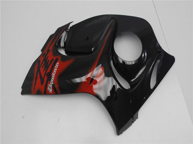Billige Suzuki GSXR 1300 Hayabusa Motorrad Verkleidung 2008-2020 - Glanzendes Schwarz Rot