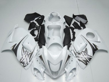 Billige Suzuki GSXR 1300 Hayabusa Motorrad Verkleidung 2008-2020 - Weiss