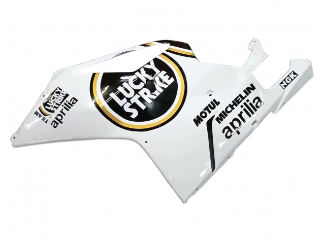 Billige Aprilia RSV1000 Motorrad Verkleidung 2003-2006 - Weiss Schwarz Lucky Strike Motul Michelin