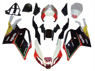 Billige Aprilia RSV1000 Motorrad Verkleidung 2003-2006 - Weiss Schwarz Rot Gelb 58