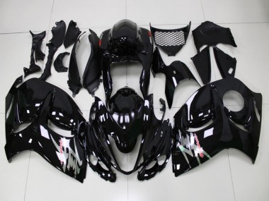 Billige Suzuki GSXR 1300 Hayabusa Motorrad Verkleidung 2008-2020 - Glanzendes Schwarz