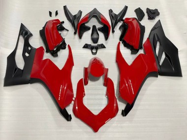 Billige Ducati Panigale V2 Motorrad Verkleidung 2020-2024 - Rot Matt Schwarz