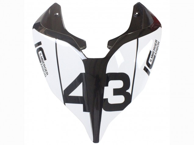 Billige Ducati Panigale V4 V4S Motorrad Verkleidung 2020-2021 - Gelb Weiss Glanzendes Schwarz