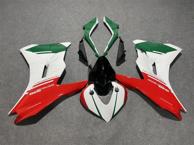 Billige Ducati Supersport 939/939S Motorrad Verkleidung 2017-2022 - Weiss Rot Grun