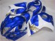 Billige Suzuki GSXR 1300 Hayabusa Motorrad Verkleidung 2008-2020 - Weiss Blau