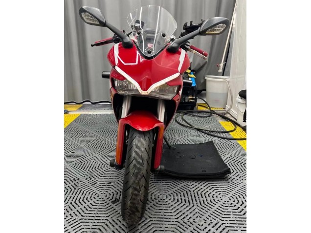 Billige Ducati Supersport 939/939S Motorrad Verkleidung 2017-2022 - Rot Weiss Schwarz