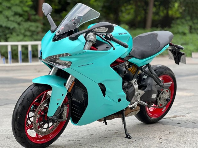 Billige Ducati Supersport 939/939S Motorrad Verkleidung 2017-2022 - Hellblau