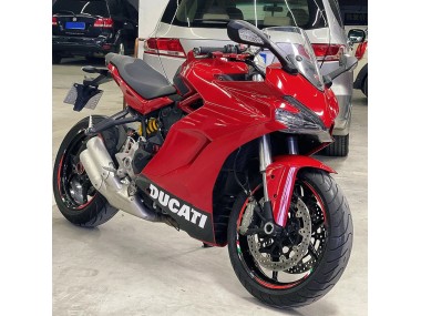 Billige Ducati Supersport 939/939S Motorrad Verkleidung 2017-2022 - Rot Schwarz