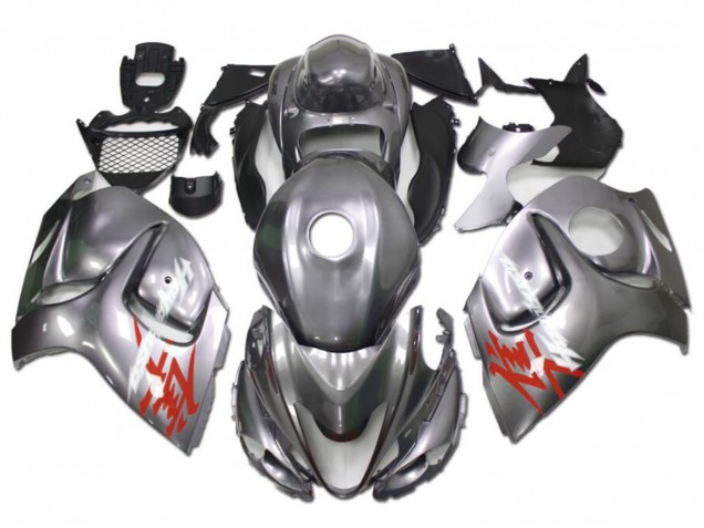 Billige Suzuki GSXR 1300 Hayabusa Motorrad Verkleidung 2008-2020 - Silber