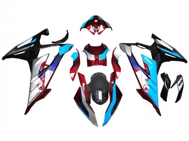 Billige BMW S1000RR Motorrad Verkleidung 2023-2024 - Silber Rot Blau Schwarz