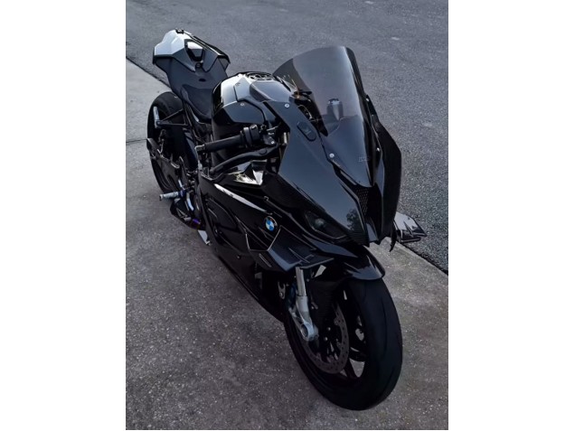 Billige BMW S1000RR Motorrad Verkleidung 2023-2024 - Glanzendes Schwarz
