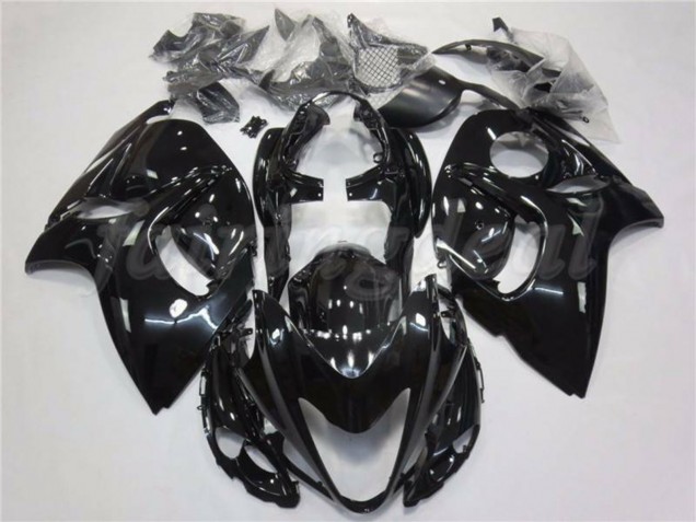 Billige Suzuki GSXR 1300 Hayabusa Motorrad Verkleidung 2008-2020 - Glanzendes Schwarz