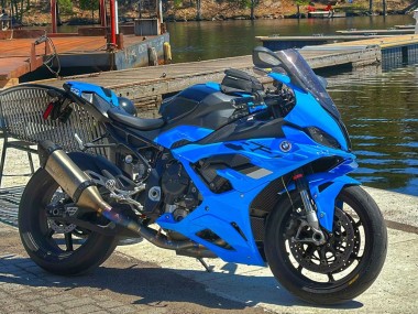 Billige BMW S1000RR Motorrad Verkleidung 2023-2024 - Glanzendes Blau