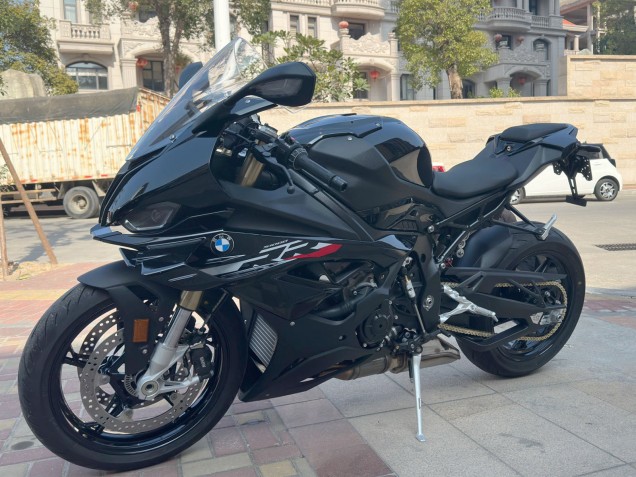 Billige BMW S1000RR Motorrad Verkleidung 2023-2024 - Glanzendes Schwarz