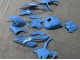 Billige BMW S1000RR Motorrad Verkleidung 2023-2024 - Glanzendes Blau