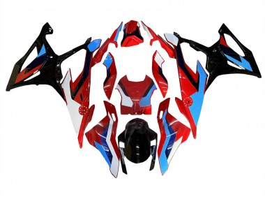 Billige BMW S1000RR Motorrad Verkleidung 2019-2022 - Schwarz Rot Blau Weiss