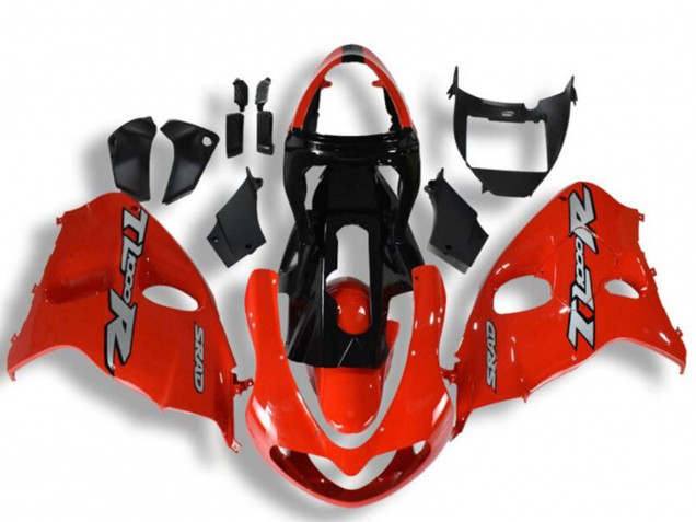 Billige Suzuki TL1000R Motorrad Verkleidung 1998-2003 - Rot Silber Glanzendes Schwarz
