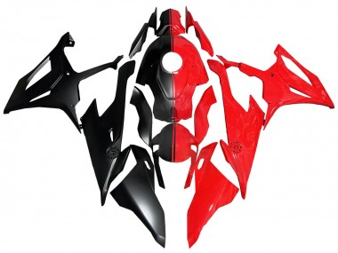Billige BMW S1000RR Motorrad Verkleidung 2019-2022 - Rot Matt Schwarz
