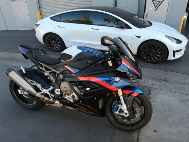 Billige BMW S1000RR Motorrad Verkleidung 2019-2022 - Schwarz Blau Rot