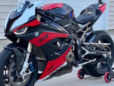 Billige BMW S1000RR Motorrad Verkleidung 2019-2022 - Schwarz Rot Weiss