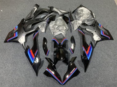 Billige BMW S1000RR Motorrad Verkleidung 2019-2022 - Schwarz Blau Rot