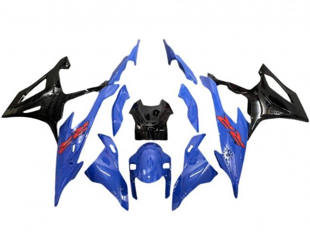 Billige BMW S1000RR Motorrad Verkleidung 2019-2022 - Blau Schwarz