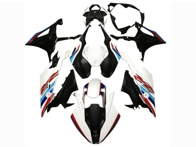 Billige BMW S1000RR Motorrad Verkleidung 2019-2022 - Schwarz Weiss Blau