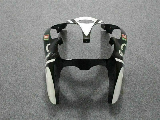 Billige Kawasaki ZX6R Motorrad Verkleidung 2000-2002 - Weiss Rot Gelb Grun Glanzendes Schwarz Stern EuroBet