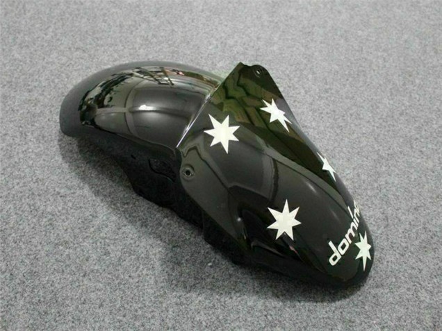 Billige Kawasaki ZX6R Motorrad Verkleidung 2000-2002 - Weiss Rot Gelb Grun Glanzendes Schwarz Stern EuroBet