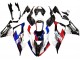 Billige BMW S1000RR Motorrad Verkleidung 2019-2022 - Blau Rot Weiss 23