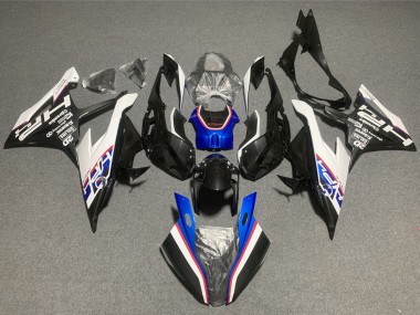 Billige BMW S1000RR Motorrad Verkleidung 2019-2022 - Weiss Schwarz Blau