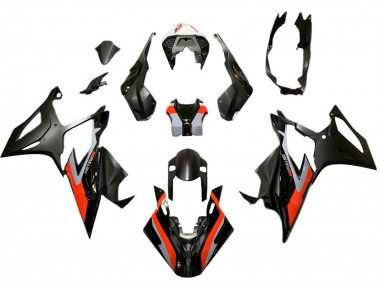 Billige BMW S1000RR Motorrad Verkleidung 2019-2022 - Rot Schwarz Grau