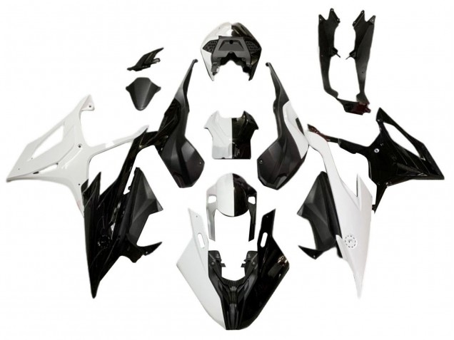 Billige BMW S1000RR Motorrad Verkleidung 2019-2022 - Weiss Schwarz