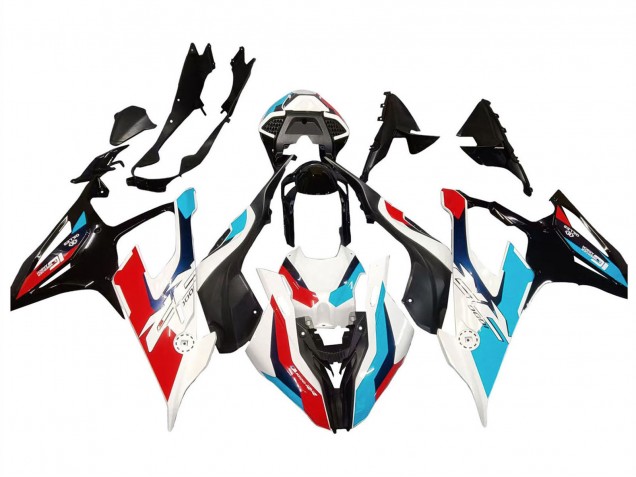 Billige BMW S1000RR Motorrad Verkleidung 2019-2022 - Schwarz Weiss Blau Rot