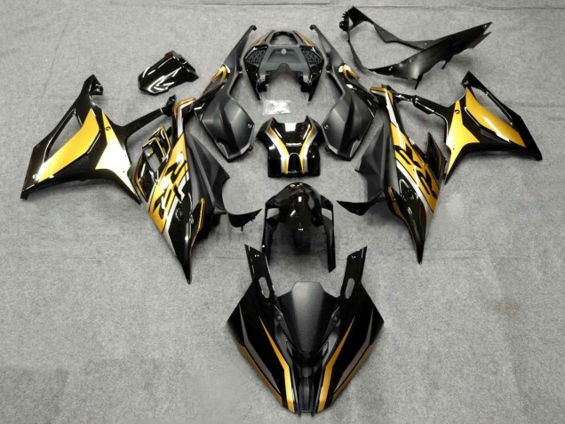 Billige BMW S1000RR Motorrad Verkleidung 2019-2022 - Schwarzes Gold