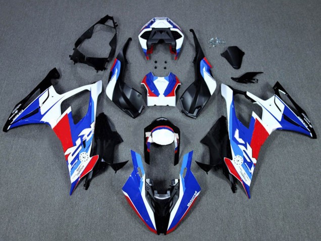 Billige BMW S1000RR Motorrad Verkleidung 2019-2022 - Weiss Schwarz Blau Rot