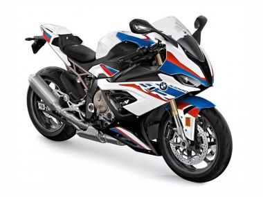 Billige BMW S1000RR Motorrad Verkleidung 2019-2022 - Weiss Blau Rot
