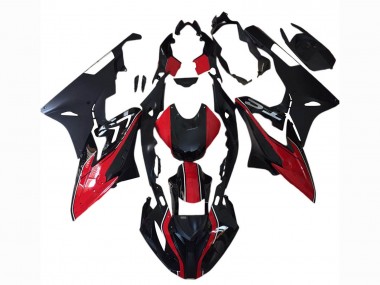 Billige BMW S1000RR Motorrad Verkleidung 2017-2018 - Rot Matt Schwarz